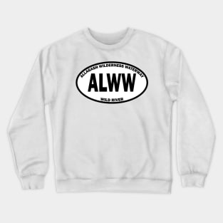 Allagash Wilderness Waterway Wild River oval Crewneck Sweatshirt